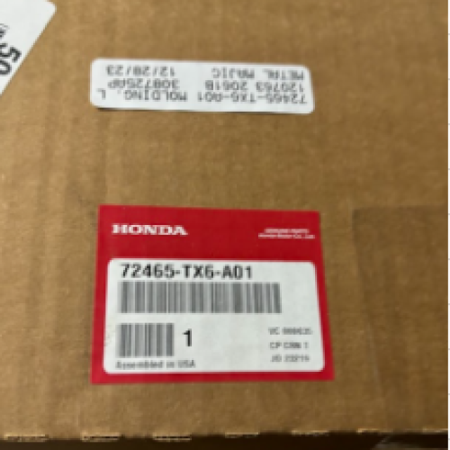 Genuine Acura 72465-TX6-A01