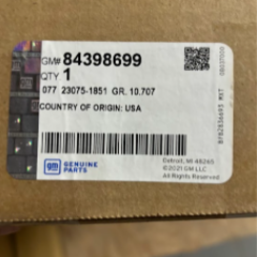 GM Genuine Parts 84398699