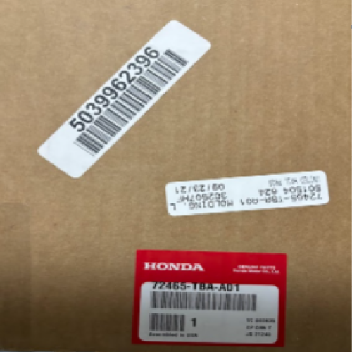 Genuine Honda 72465-TBA-A01