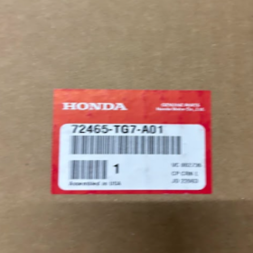 Genuine Honda 72465-TG7-A01 Upper Molding