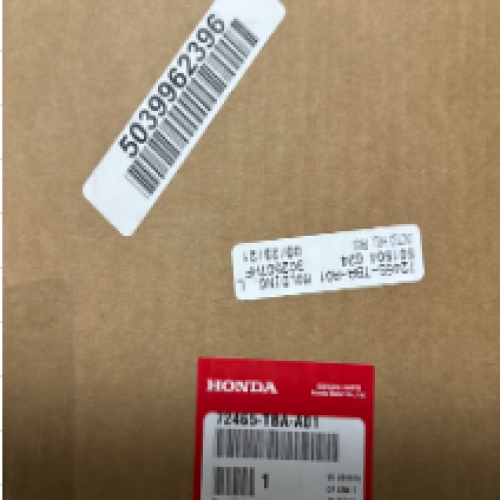 Honda 72465-TBA-A01 Molding Assy,L FR Dr