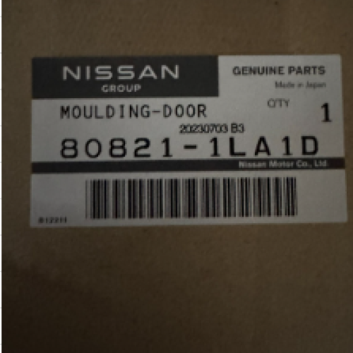 Nissan 80821-1LA1D Moulding Assy-Front Door Outside,LH